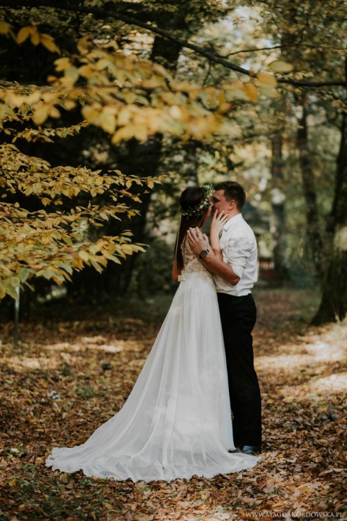 Romantyczna suknia ślubna- Sabe