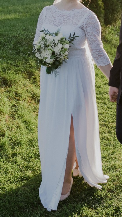 suknia ślubna rozm.44