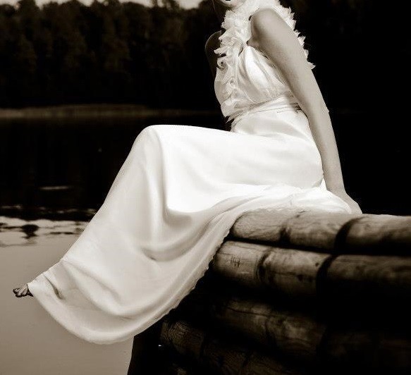 Suknia od Macieja Domańskiego, muślin