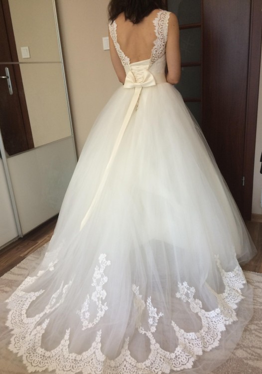 Elegancka suknia ślubna z programu Izabelli Janachowskiej