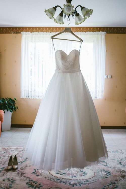 Suknia ślubna Allure Romance, model 2853, kolor ivory