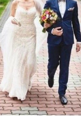 Bajkowa i ręcznie szyta w Holandii Suknia Ślubna