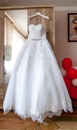 Suknia ślubna Alisa Relevance koronka princeska GRATISY