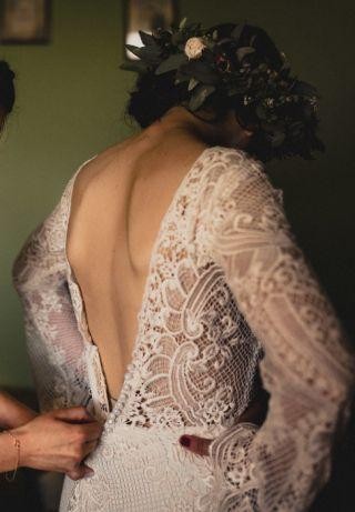 Suknia ślubna boho rustykalna