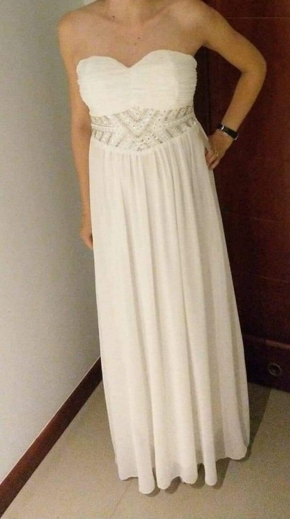 Sukienka na ślub cywilny (idealna dla kobiet w ciąży)