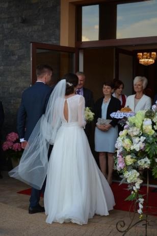 Niepowtarzalna suknia ślubna Gaja Muślinowa