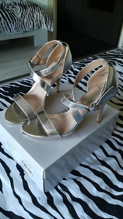 Srebrne Buty Ślubne Dorothy Perkins 38