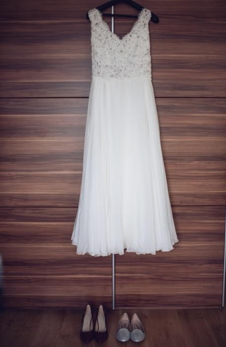 Suknia ślubna projektu Sylwii Kopczyńskiej