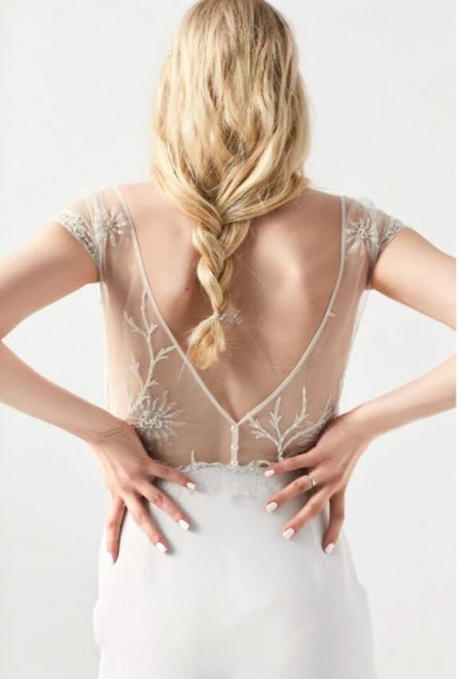 Jedwabna suknia ślubna atelier WARSAW POET