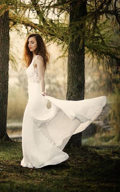 Sprzedam suknię ślubną (własny projekt)