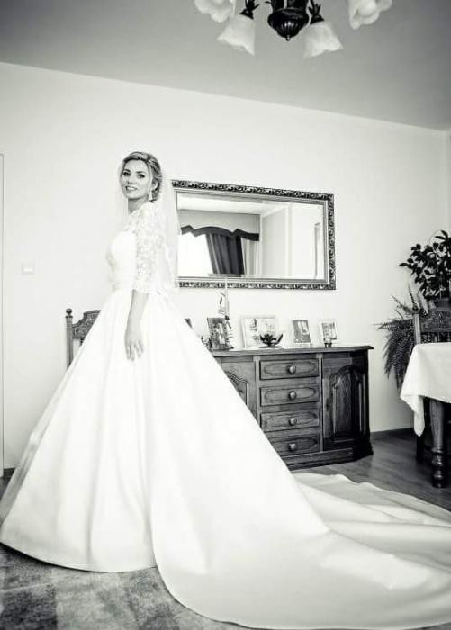 Przepiękna suknia wg własnego projektu!
