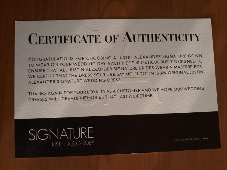 suknia ślubna Justin Alexander