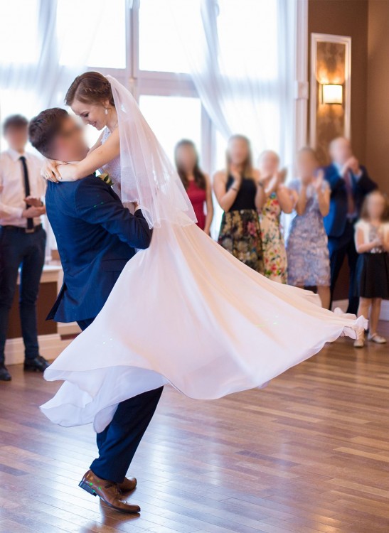 Suknia muślinowa, biała, r. 34, długość 172+6cm