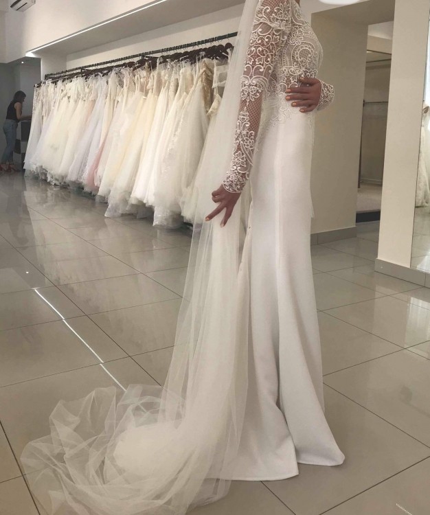 Suknia Ślubna Boho Tren