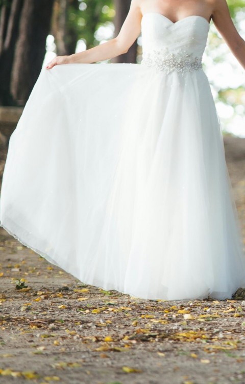 Sprzedam suknię ślubną z domu mody Justin Alexander.