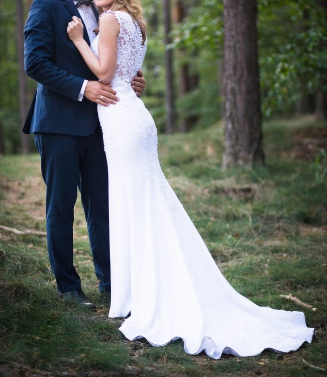 suknia ślubna syrenka