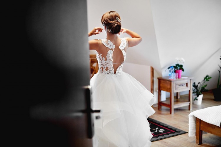 Wyjątkowa suknia własnego projektu,szyta na miarę, rozm. 36