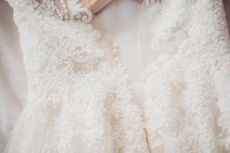 Suknia ślubna szampańska firmy Afrodyta