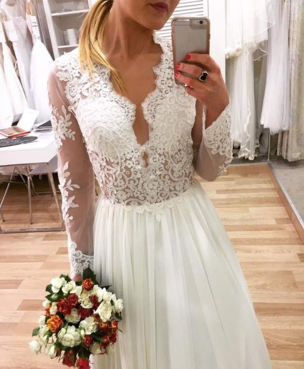 Suknia Ślubna 2018 r. 38 kolor Ivory bez koła!