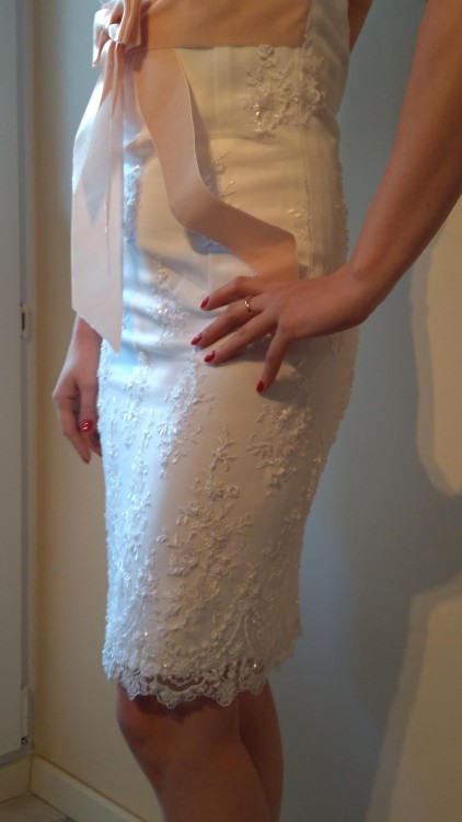 Suknia ślubna krótka marki MUSES