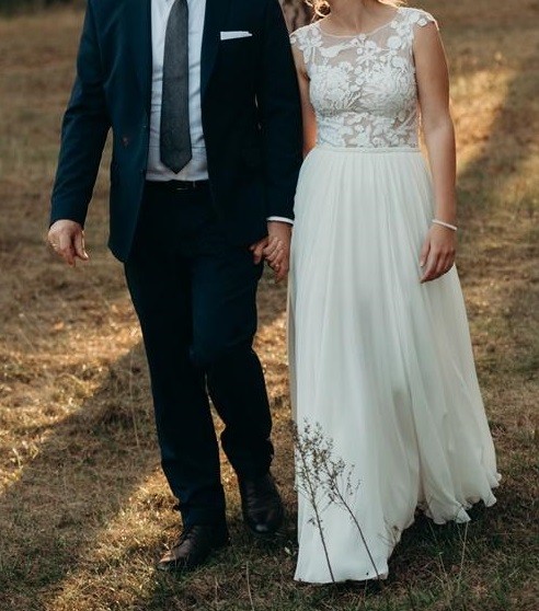 Suknia ślubna Sabe Fifi Sparkle 2018 boho rustykalna