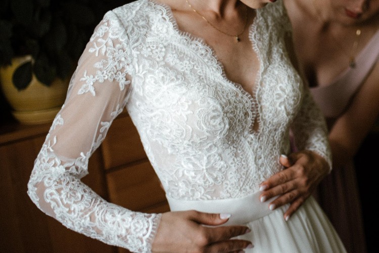 Suknia ślubna DIANA delikatna rustykalna