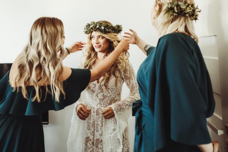 Sukienka boho z pracowni Marty Trojanowskiej