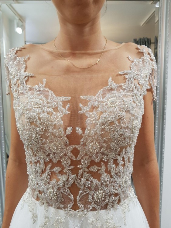 Suknia Ślubna kryształy Swarovskiego r. 36 kolekcja 2018