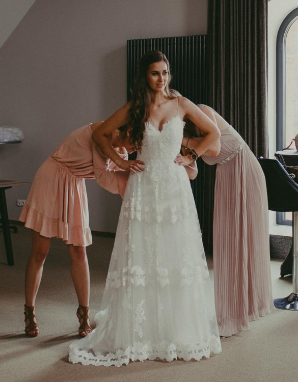 Suknia ślubna boho Maggie Sottero