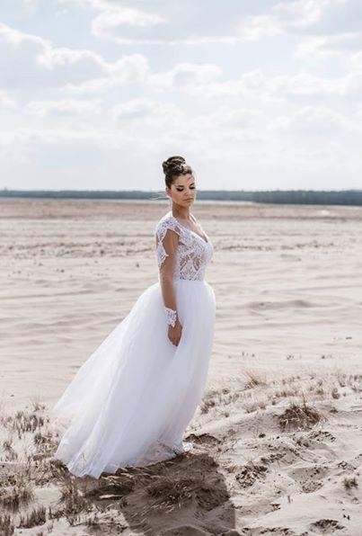 suknia 2w1 szyta wg. indywidualnego projektu