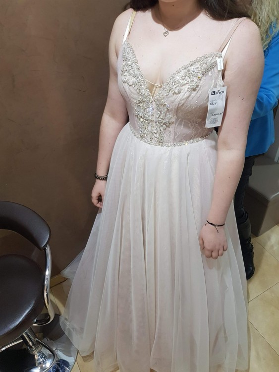 Suknia ślubna pudrowy róż Kareen + gratis