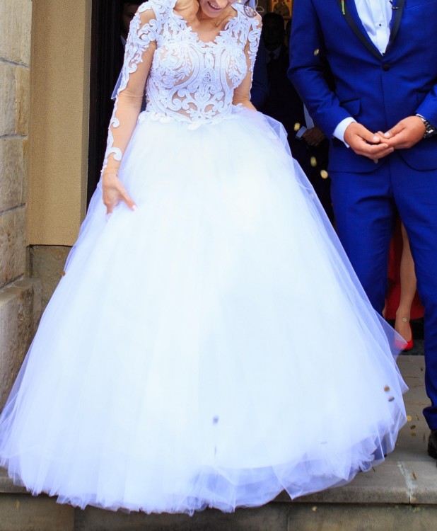 Piękna suknia ślubna!