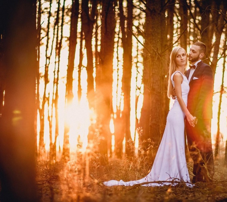 Prosta suknia ślubna - na wzór pronovias