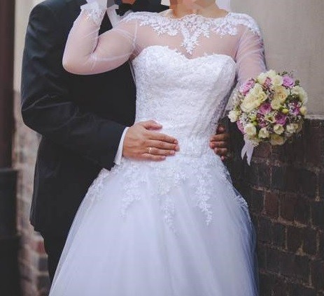 Przepiękna suknia ślubna princeska Visual Chris