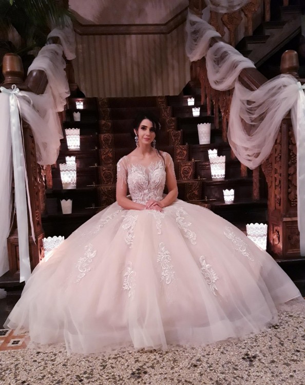 Bajkowa suknia ślubna Mori Lee