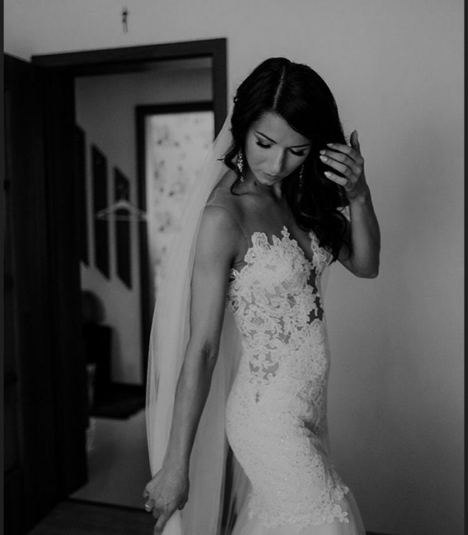 Suknia ślubna Agnieszka Światły MORENA rybka gołe plecy