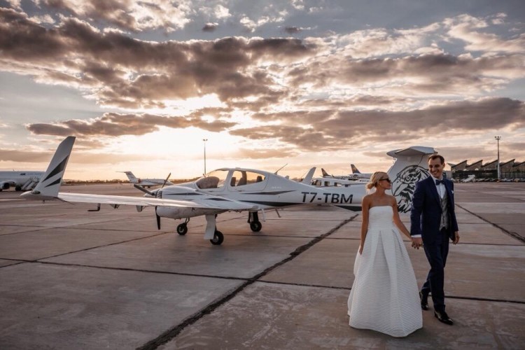 Suknia Ślubna Aire Barcelona Cobre rozm. 36/34