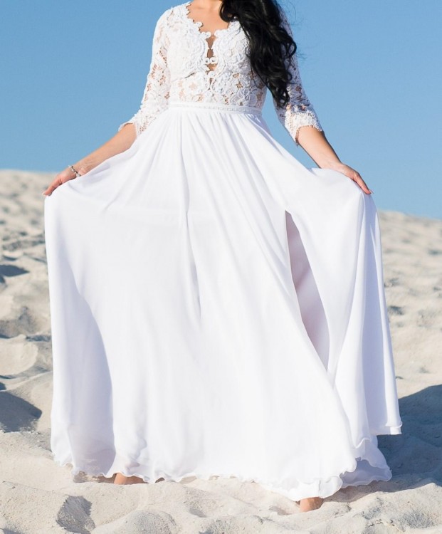 Romantyczna suknia ślubna Charlotte firmy Pilar 2018