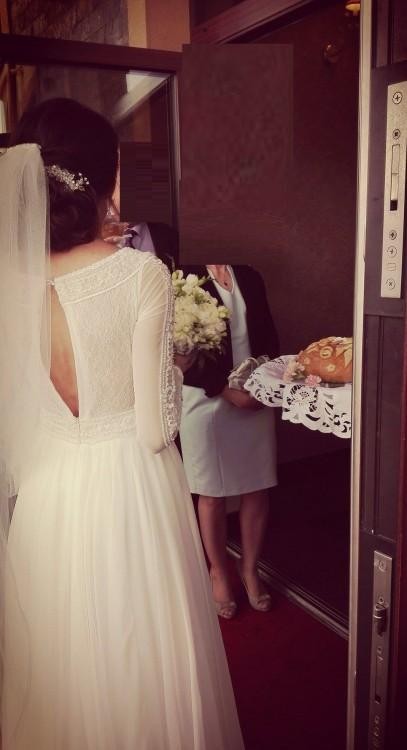 Niepowtarzalna suknia ślubna Gaja Muślinowa