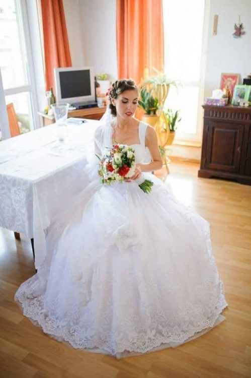 Suknia ślubna Anne Mariee, biała