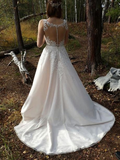 Suknia Sweetheart 6166 w kolorze sand/ivory/nude rozm.38