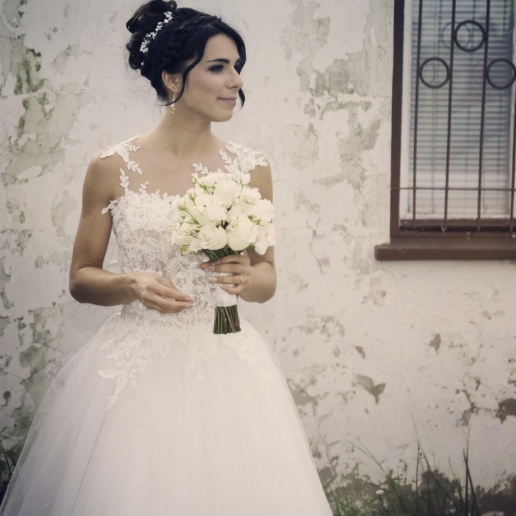 Romantyczna suknia ślibna !