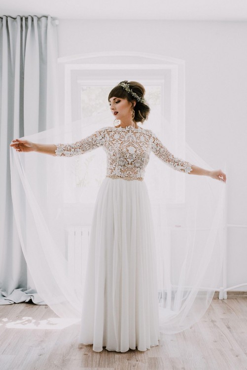 Suknia ślubna projektu Patrycji Pardyki