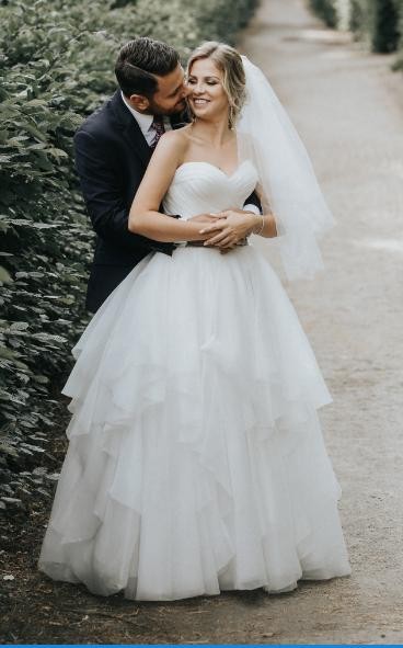 Suknia ślubna 164 + 9 cm obcas, 36