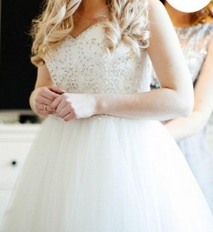 Suknia ślubna sposabella Baroque kolor śmietankowy