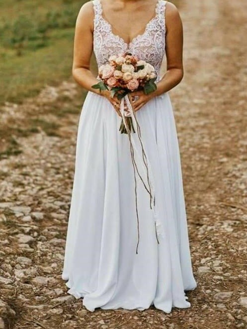 Piękna suknia ślubna