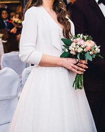Suknia ślubna Stella York + bolerko