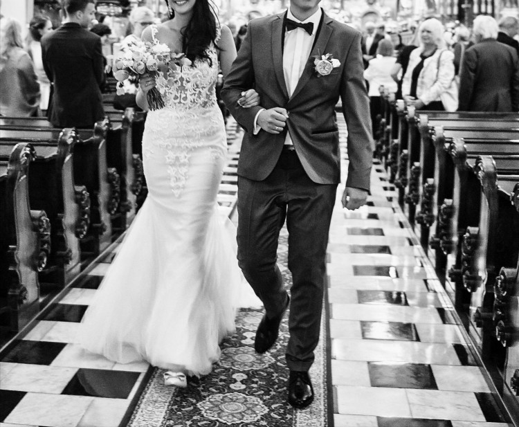 Piękna suknia ślubna marki NABLA 177 cm