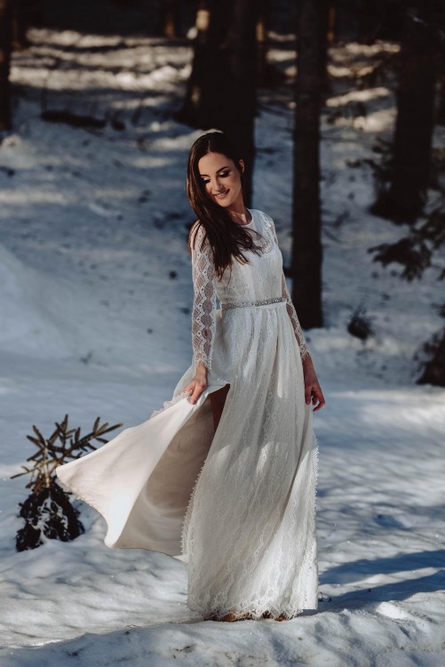 Suknia ślubna boho - Joanna Niemiec