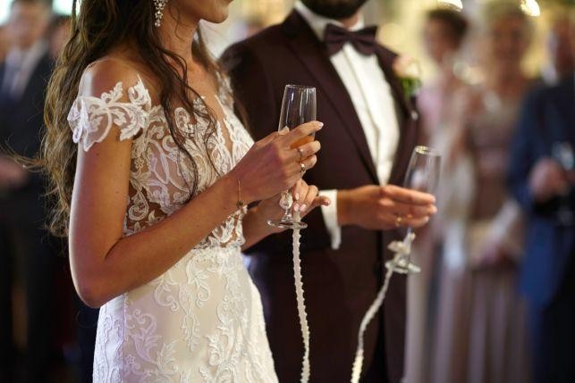 Sukienka ślubną Agnieszki Światły Clarissa